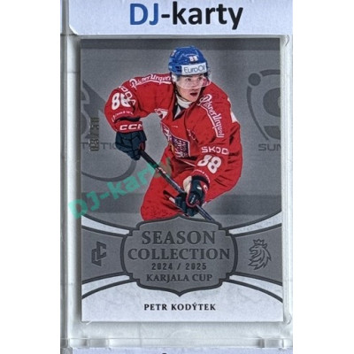 2024/25 LC Repre serie 1 #KC-20 Petr Kodýtek Season Collection Karjala Cup 2024 Platinum xx/50
