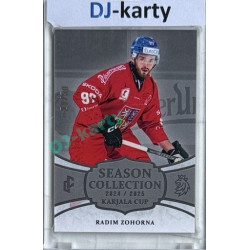 2024/25 LC Repre serie 1 #KC-25 Radim Zohorna Season Collection Karjala Cup 2024 Platinum xx/50