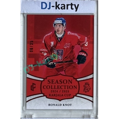 2024/25 LC Repre serie 1 #KC-01 Ronald Knot Season Collection Karjala Cup 2024 Red xx/35