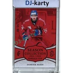 2024/25 LC Repre serie 1 #KC-04 Dominik Mašín Season Collection Karjala Cup 2024 Red xx/35