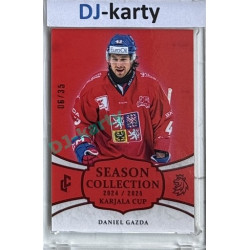 2024/25 LC Repre serie 1 #KC-06 Daniel Gazda Season Collection Karjala Cup 2024 Red xx/35