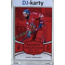 2024/25 LC Repre serie 1 #KC-07 Libor Zábranský Season Collection Karjala Cup 2024 Red xx/35