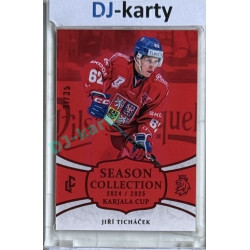 2024/25 LC Repre serie 1 #KC-08 Jiří Ticháček Season Collection Karjala Cup 2024 Red xx/35