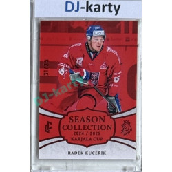 2024/25 LC Repre serie 1 #KC-09 Radek Kučeřík Season Collection Karjala Cup 2024 Red xx/35