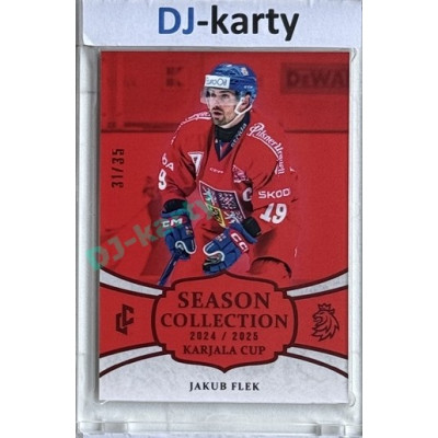 2024/25 LC Repre serie 1 #KC-12 Jakub Flek Season Collection Karjala Cup 2024 Red xx/35