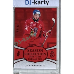 2024/25 LC Repre serie 1 #KC-14 Jáchym Kondelík Season Collection Karjala Cup 2024 Red xx/35