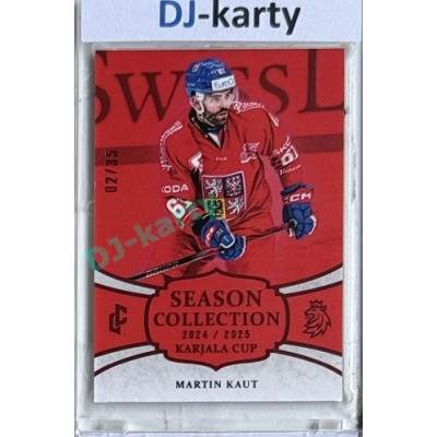 2024/25 LC Repre serie 1 #KC-18 Martin Kaut Season Collection Karjala Cup 2024 Red xx/35