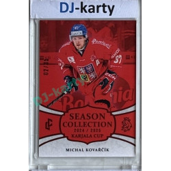 2024/25 LC Repre serie 1 #KC-19 Michal Kovařčík Season Collection Karjala Cup 2024 Red xx/35