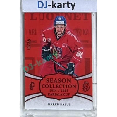 2024/25 LC Repre serie 1 #KC-24 Marek Kalus Season Collection Karjala Cup 2024 Red xx/35
