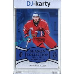 2024/25 LC Repre serie 1 #KC-04 Dominik Mašín Season Collection Karjala Cup 2024 Blue xx/12