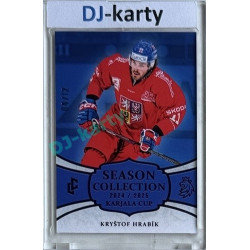 2024/25 LC Repre serie 1 #KC-23 Kryštof Hrabík Season Collection Karjala Cup 2024 Blue xx/12