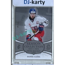 2024/25 LC Repre serie 1 #SHG-06 Daniel Gazda Season Collection Swiss Hockey Games 2024 Platinum xx/50