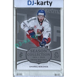 2024/25 LC Repre serie 1 #SHG-10 Ondřej Beránek Season Collection Swiss Hockey Games 2024 Platinum xx/50