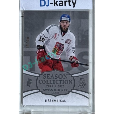 2024/25 LC Repre serie 1 #SHG-12 Jiří Smejkal Season Collection Swiss Hockey Games 2024 Platinum xx/50