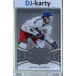 2024/25 LC Repre serie 1 #SHG-20 Michal Kovařčík Season Collection Swiss Hockey Games 2024 Platinum xx/50