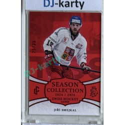 2024/25 LC Repre serie 1 #SHG-12 Jiří Smejkal Season Collection Swiss Hockey Games 2024 Red xx/35