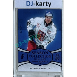 2024/25 LC Repre serie 1 #SHG-14 Dominik Kubalík Season Collection Swiss Hockey Games Blue 03/12