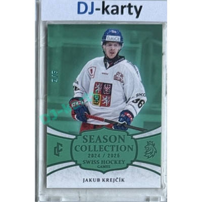 2024/25 LC Repre serie 1 #SHG-05 Jakub Krejčík Season Collection Swiss Hockey Games 2024 Turquoise 2/6