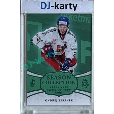 2024/25 LC Repre serie 1 #SHG-10 Ondřej Beránek Season Collection Swiss Hockey Games 2024 Turquoise 3/6