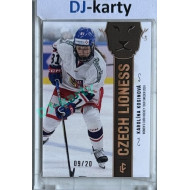 2024/25 LC Repre serie 1 #WEHT-05 Karolína Kosinová Women´s Euro Hockey Tour Sweden 2024 Canvas xx/20