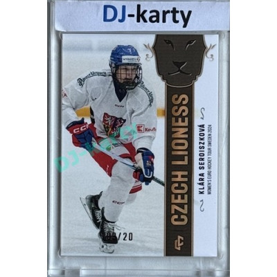 2024/25 LC Repre serie 1 #WEHT-08 Klára Seroiszková Women´s Euro Hockey Tour Sweden 2024 Canvas xx/20