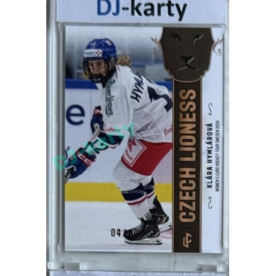 2024/25 LC Repre serie 1 #WEHT-13 Klára Hymlárová Women´s Euro Hockey Tour Sweden 2024 Canvas xx/20