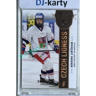 2024/25 LC Repre serie 1 #WEHT-14 Barbora Juříčková Women´s Euro Hockey Tour Sweden 2024 Canvas xx/20