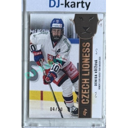 2024/25 LC Repre serie 1 #WEHT-15 Denisa Křížová Women´s Euro Hockey Tour Sweden 2024 Canvas xx/20