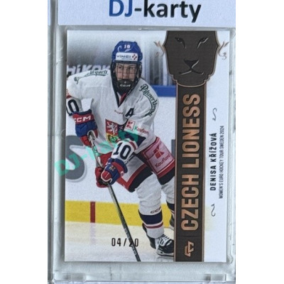 2024/25 LC Repre serie 1 #WEHT-15 Denisa Křížová Women´s Euro Hockey Tour Sweden 2024 Canvas xx/20