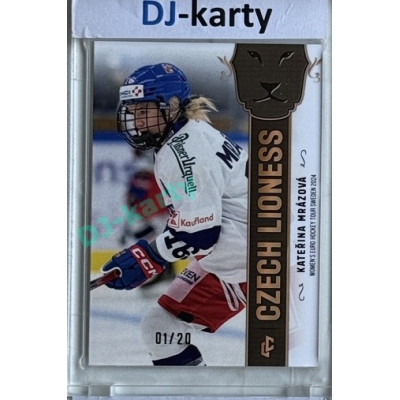 2024/25 LC Repre serie 1 #WEHT-16 Kateřina Mrázová Women´s Euro Hockey Tour Sweden 2024 Canvas xx/20