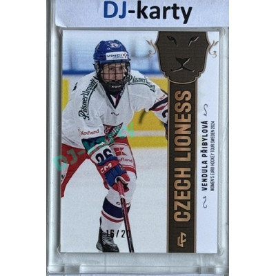 2024/25 LC Repre serie 1 #WEHT-21 Vendula Přibylová Women´s Euro Hockey Tour Sweden 2024 Canvas xx/20