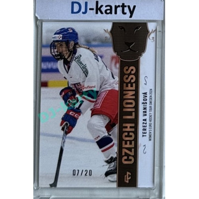 2024/25 LC Repre serie 1 #WEHT-23 Tereza Vanišová Women´s Euro Hockey Tour Sweden 2024 Canvas xx/20