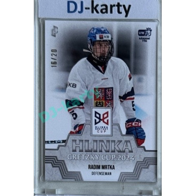 2024/25 LC Repre serie 1 #HGC-03 Jakub Seidl Hlinka Gretzky Cup 2024 Platinum xx/20