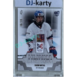 2024/25 LC Repre serie 1 #HGC-02 Radim Mrtka Hlinka Gretzky Cup 2024 Platinum xx/20