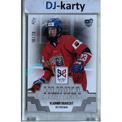 2024/25 LC Repre serie 1 #HGC-06 Vladimír Dravecký Hlinka Gretzky Cup 2024 Platinum xx/20