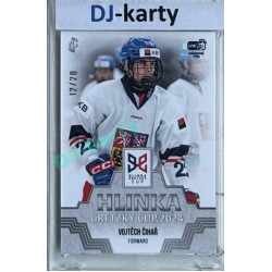 2024/25 LC Repre serie 1 #HGC-16 Vojtěch Čihař Hlinka Gretzky Cup 2024 Platinum xx/20