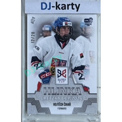 2024/25 LC Repre serie 1 #HGC-16 Vojtěch Čihař Hlinka Gretzky Cup 2024 Platinum xx/20