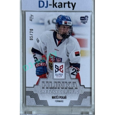 2024/25 LC Repre serie 1 #HGC-17 Matěj Pekař Hlinka Gretzky Cup 2024 Platinum xx/20