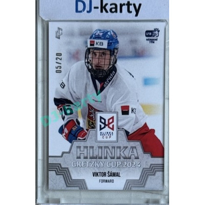 2024/25 LC Repre serie 1 #HGC-18 Viktor Šámal Hlinka Gretzky Cup 2024 Platinum xx/20