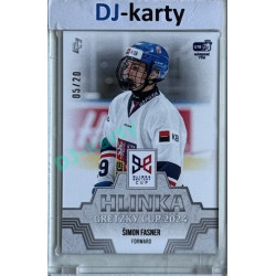 2024/25 LC Repre serie 1 #HGC-20 Šimon Fasner Hlinka Gretzky Cup 2024 Platinum xx/20