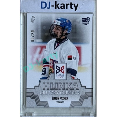 2024/25 LC Repre serie 1 #HGC-20 Šimon Fasner Hlinka Gretzky Cup 2024 Platinum xx/20
