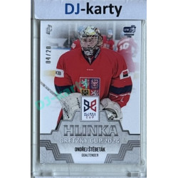 2024/25 LC Repre serie 1 #HGC-22 Ondřej Štěbeták Hlinka Gretzky Cup 2024 Platinum xx/20