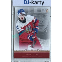 2024/25 LC Repre serie 1 #WJC-08 Adam Jecho World Junior Championship 2025 Canada Red xx/20