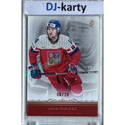 2024/25 LC Repre serie 1 #WJC-10 Adam Židlický World Junior Championship 2025 Canada Red xx/20