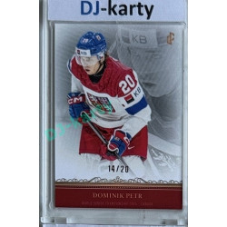 2024/25 LC Repre serie 1 #WJC-15 Dominik Petr World Junior Championship 2025 Canada Red xx/20