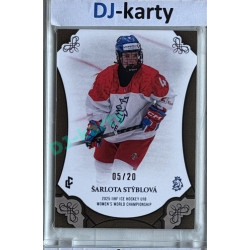 2024/25 LC Repre serie 1 #WU18-02 Šarlota Stýblová U18 Women´s World Championship 2025 Canvas xx/20