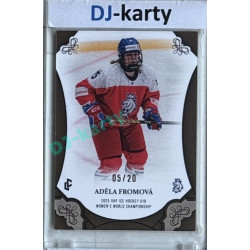 2024/25 LC Repre serie 1 #WU18-03 Adéla Fromová U18 Women´s World Championship 2025 Canvas xx/20