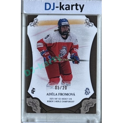 2024/25 LC Repre serie 1 #WU18-03 Adéla Fromová U18 Women´s World Championship 2025 Canvas xx/20