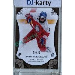 2024/25 LC Repre serie 1 #WU18-04 Aneta Paroubková U18 Women´s World Championship 2025 Canvas xx/20