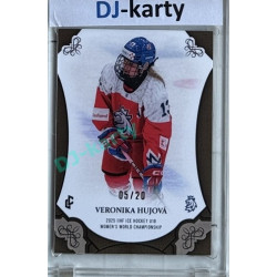2024/25 LC Repre serie 1 #WU18-05 Veronika Hujová U18 Women´s World Championship 2025 Canvas xx/20